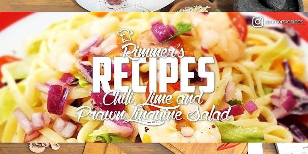 Chili, Lime and Prawn Linguine Salad