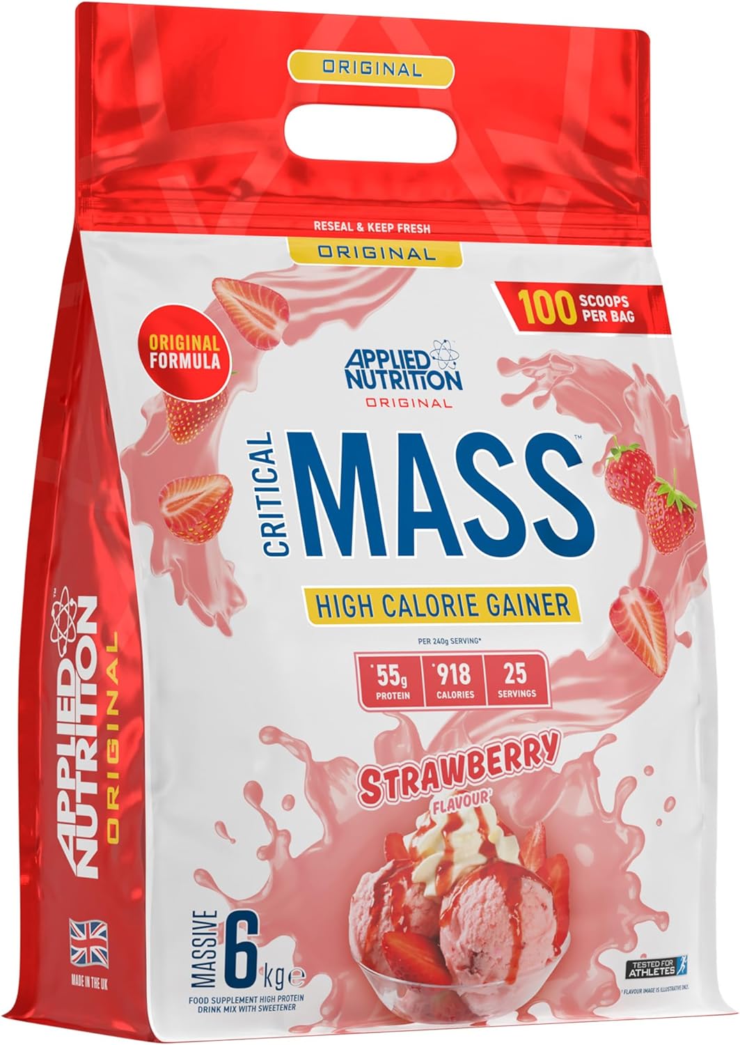 Applied Nutrition Critical Mass Original Strawberry 6kg