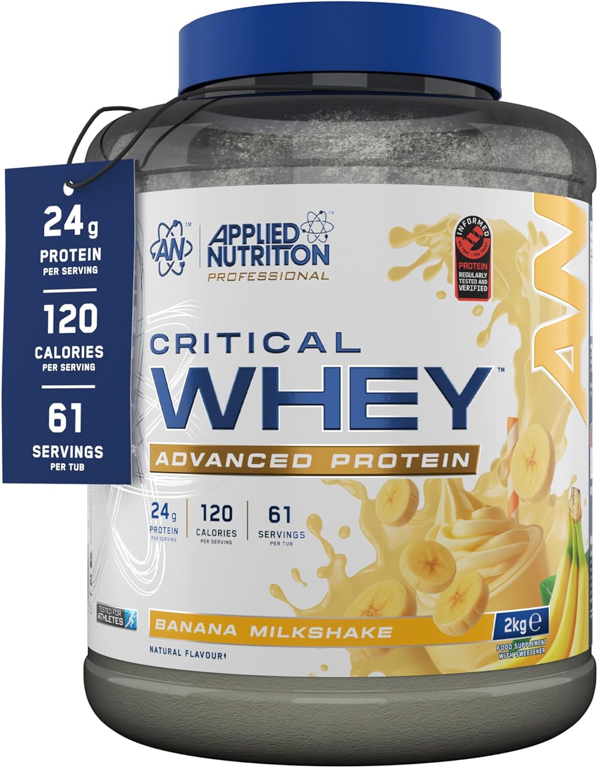 Applied Nutrition Critical Whey 2kg Banana Milkshake