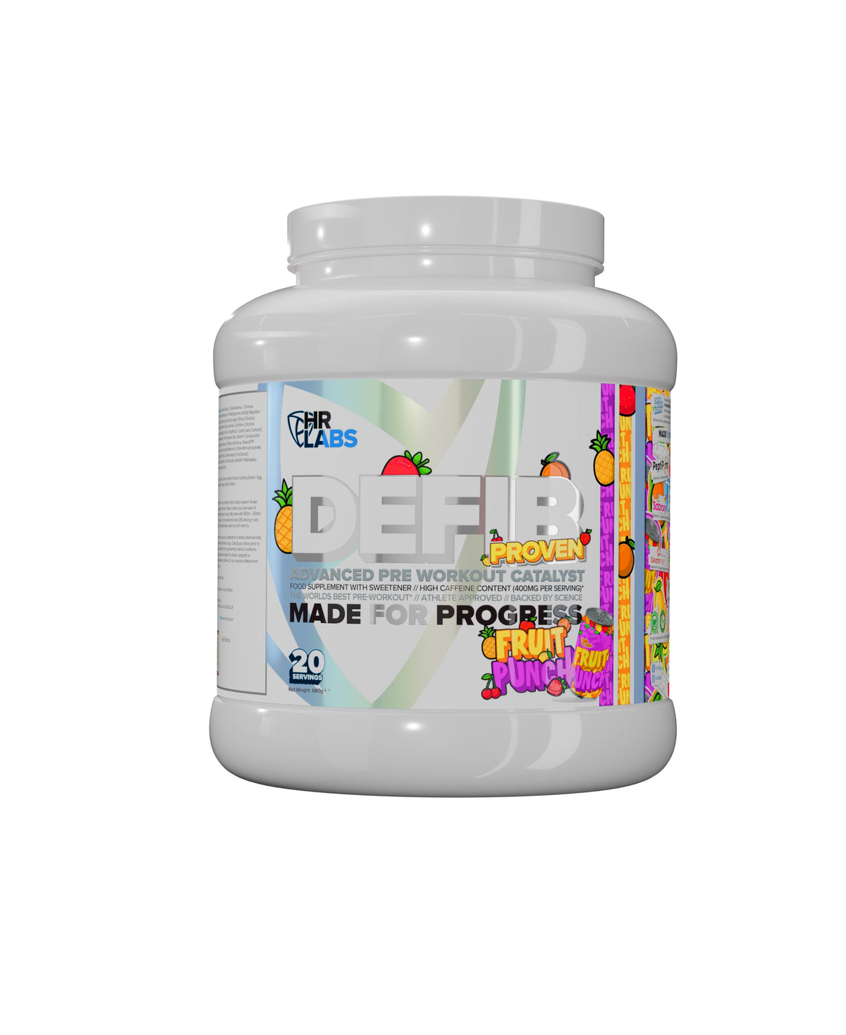 HR Labs Defib Proven Edition 680g Fruit Punch