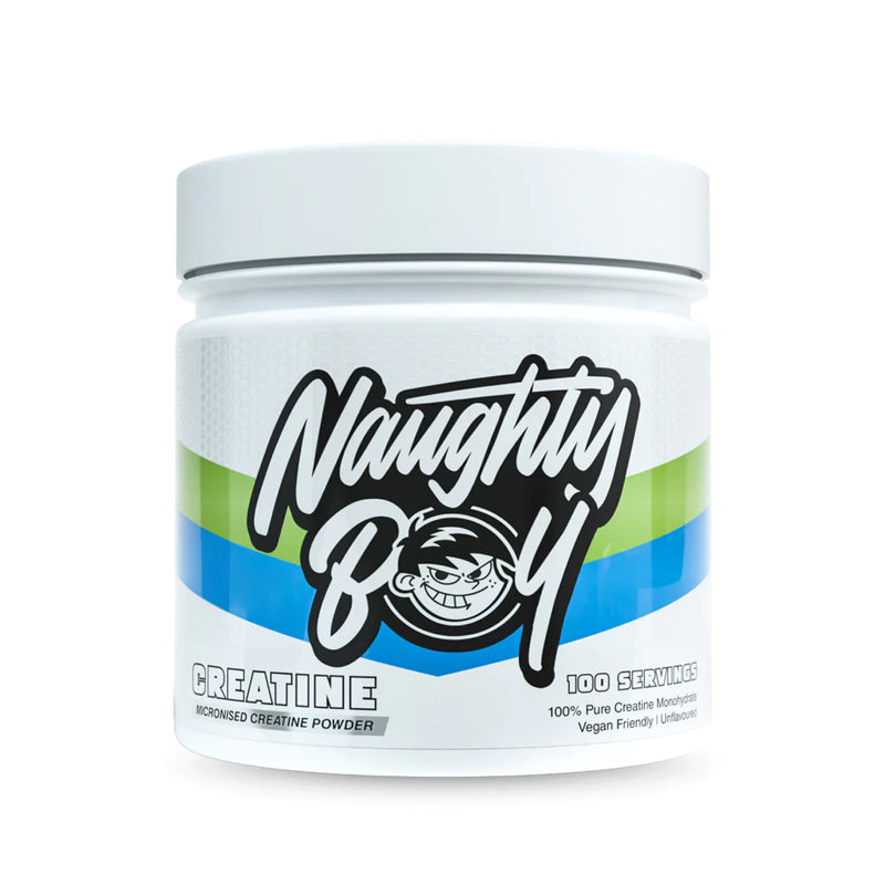 Naughty Boy Micronised Creatine Monohydrate Powder (300g / 100 Servings)