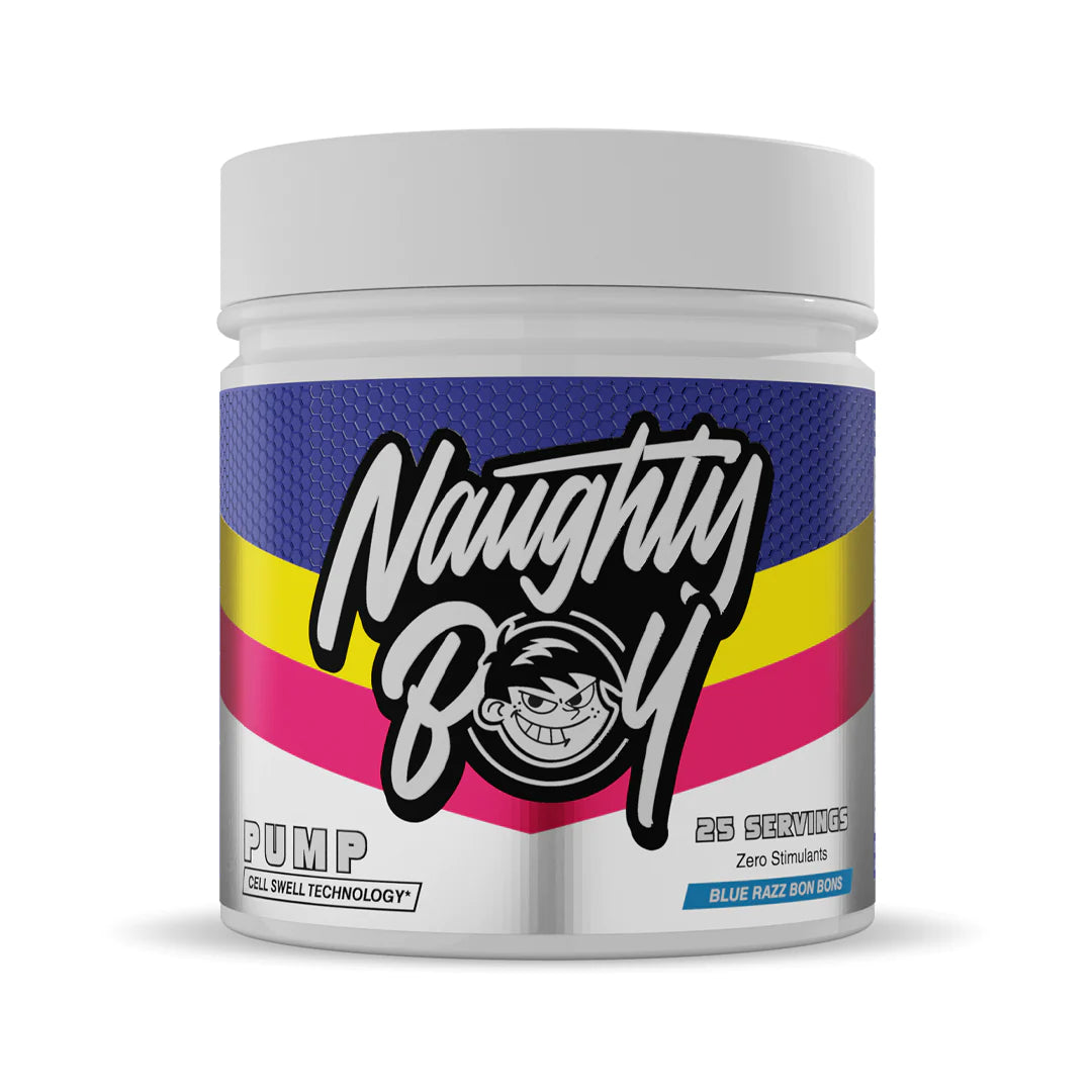Naughty Boy Pump Stimulant Free Pre Workout (25 Servings)