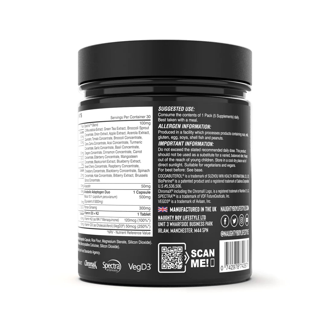 Naughty Boy Lifestyle Sigma (30 Days Supply / 150 Capsules)