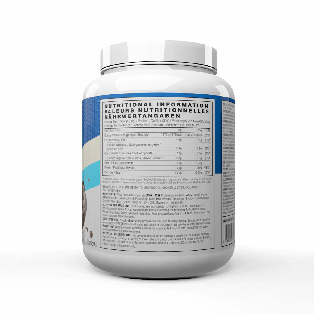 Naughty Boy Advanced Whey Protein Powder