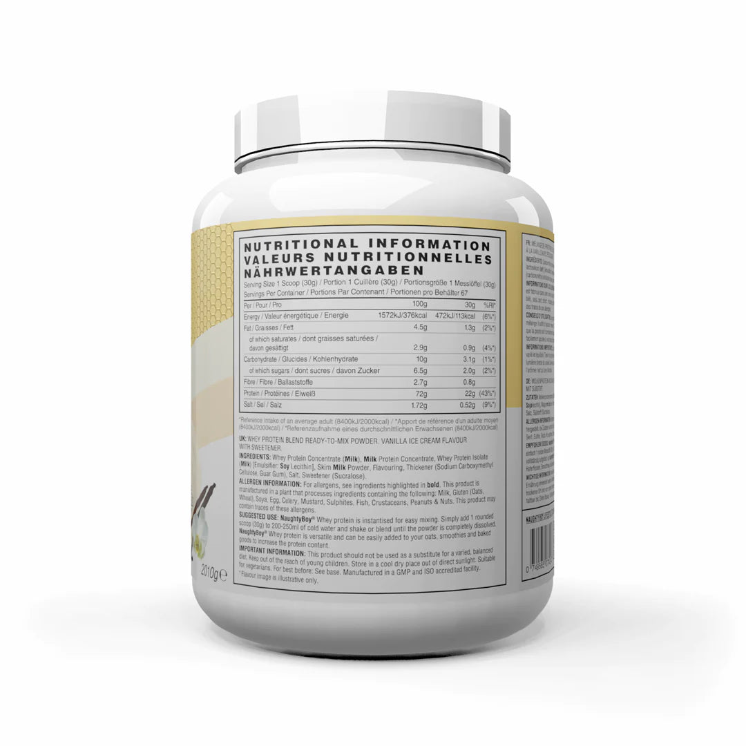 Naughty Boy Advanced Whey Protein Powder