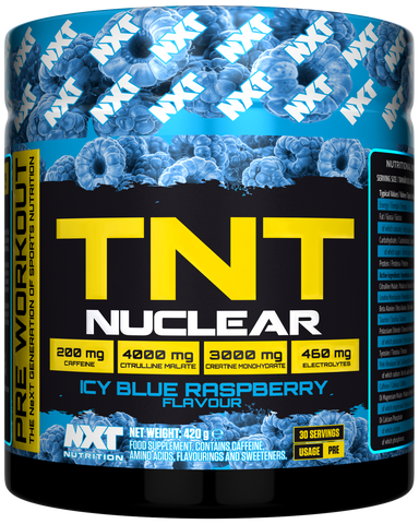 NXT TNT Nuclear Pre Workout 420g Icy Blue Razz