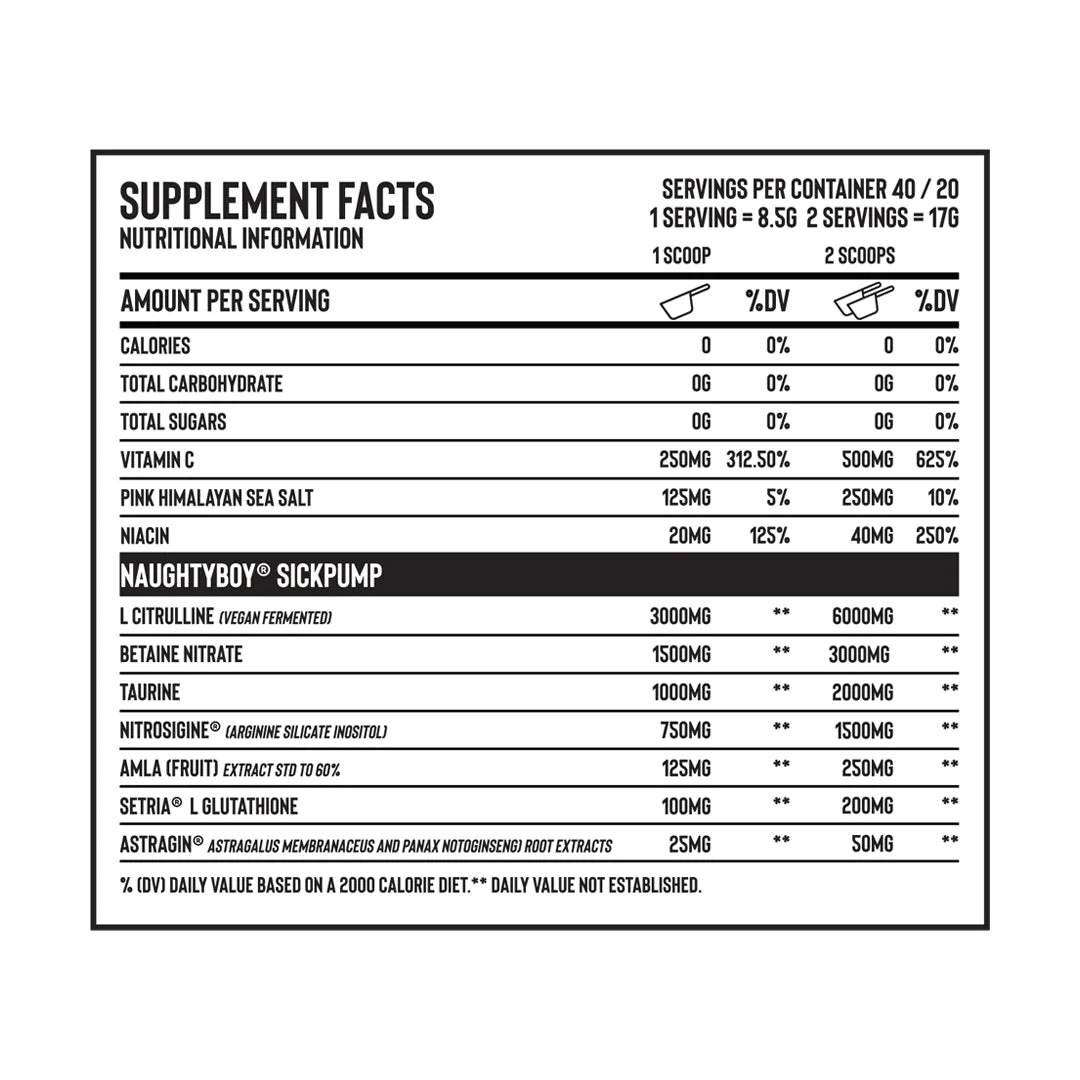Naughty Boy SickPump (v2) 340g