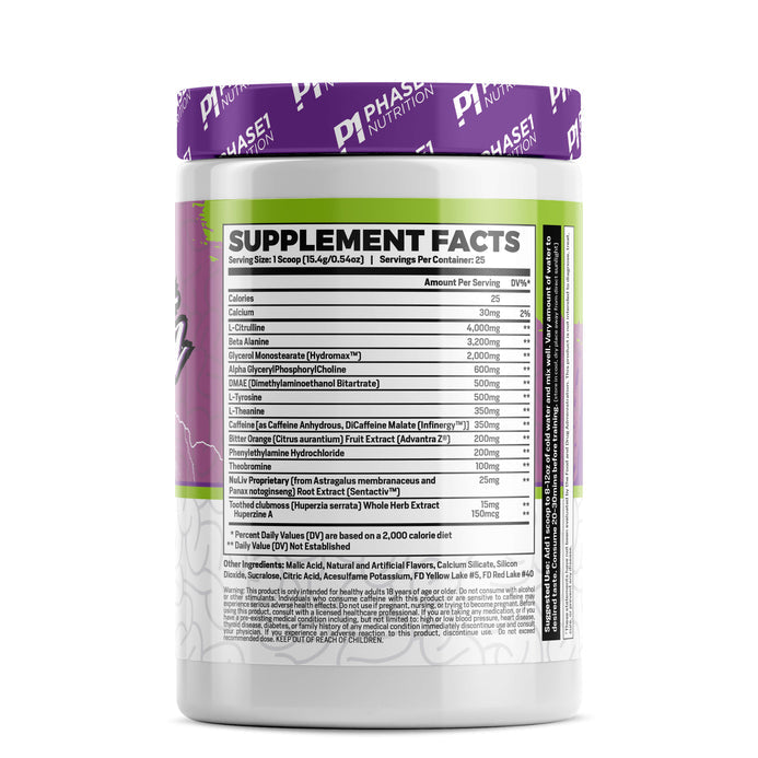 Phase One Nutrition Brain Blitz Nootropic Pre Workout