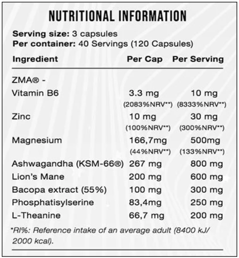 Brain Gains Switch Off (40 Servings)