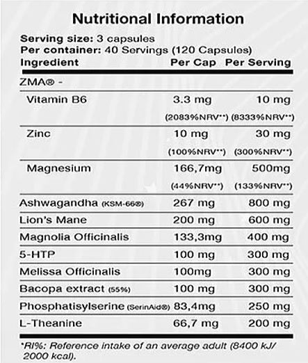 Brain Gains Switch Off BLCK (40 Servings)