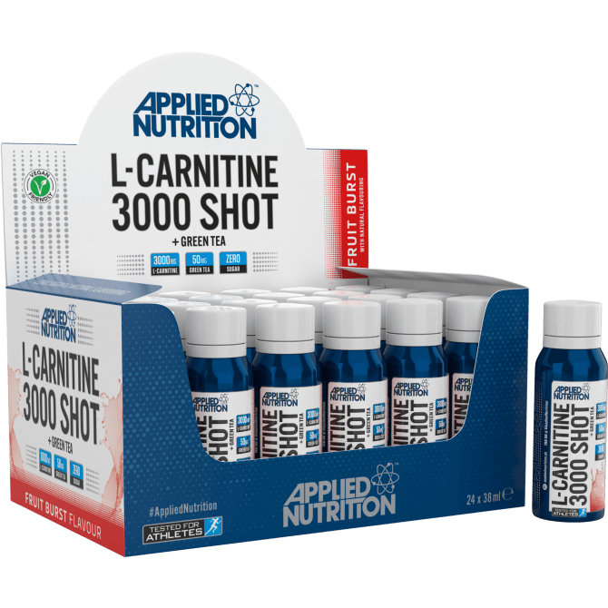 Applied Nutrition L-Carnitine 3000 Shot + Green Tea Box (24 x 38ml) Applied Nutrition L-Carnitine 3000 Shot + Green Tea Box (24 x 38ml)