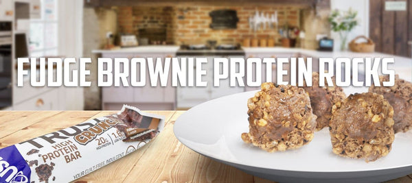 Fudge Brownie Protein Rocks
