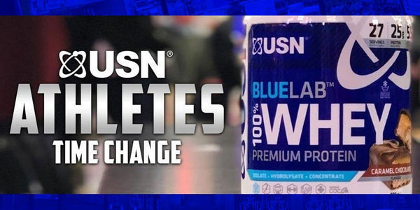 USN Blue Lab Whey Athletes Time Change