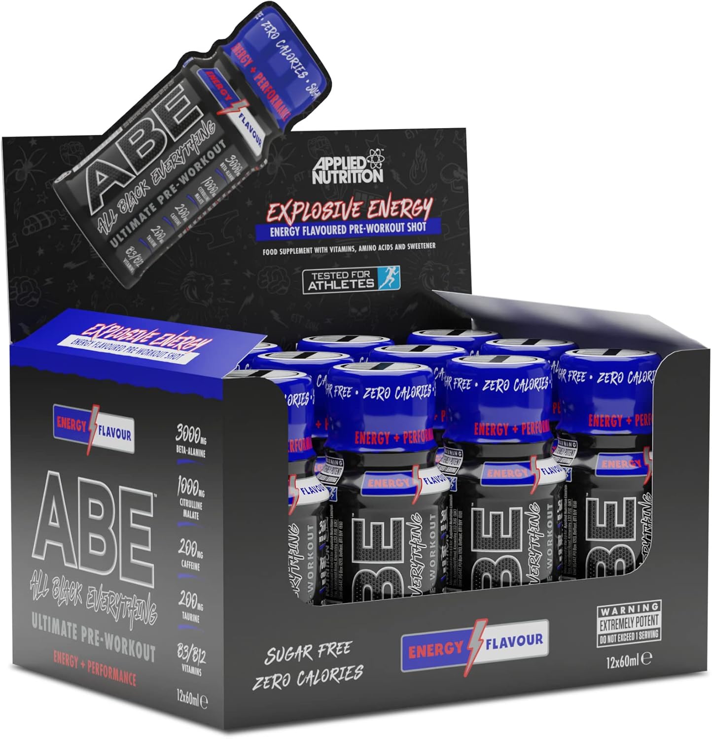 Applied Nutrition ABE All Black Everything Pre Workout Shot Box
