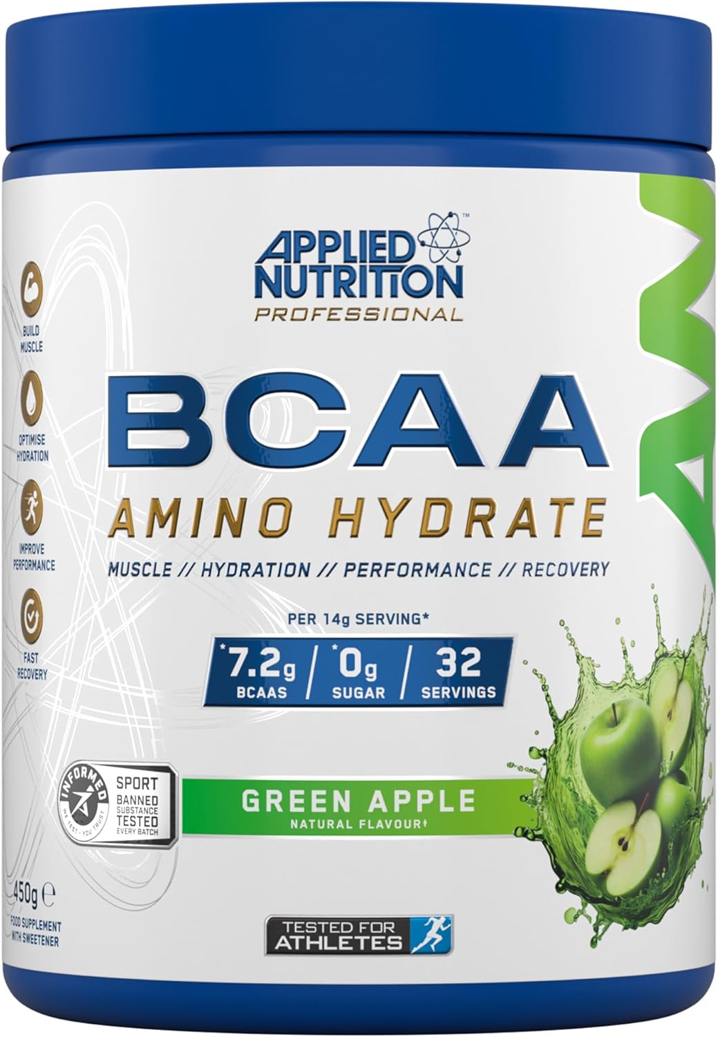 Applied Nutrition BCAA Amino Hydrate Green Apple 450g