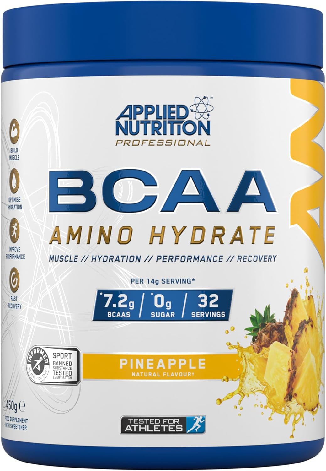 Applied Nutrition BCAA Amino Hydrate Pineapple 450g