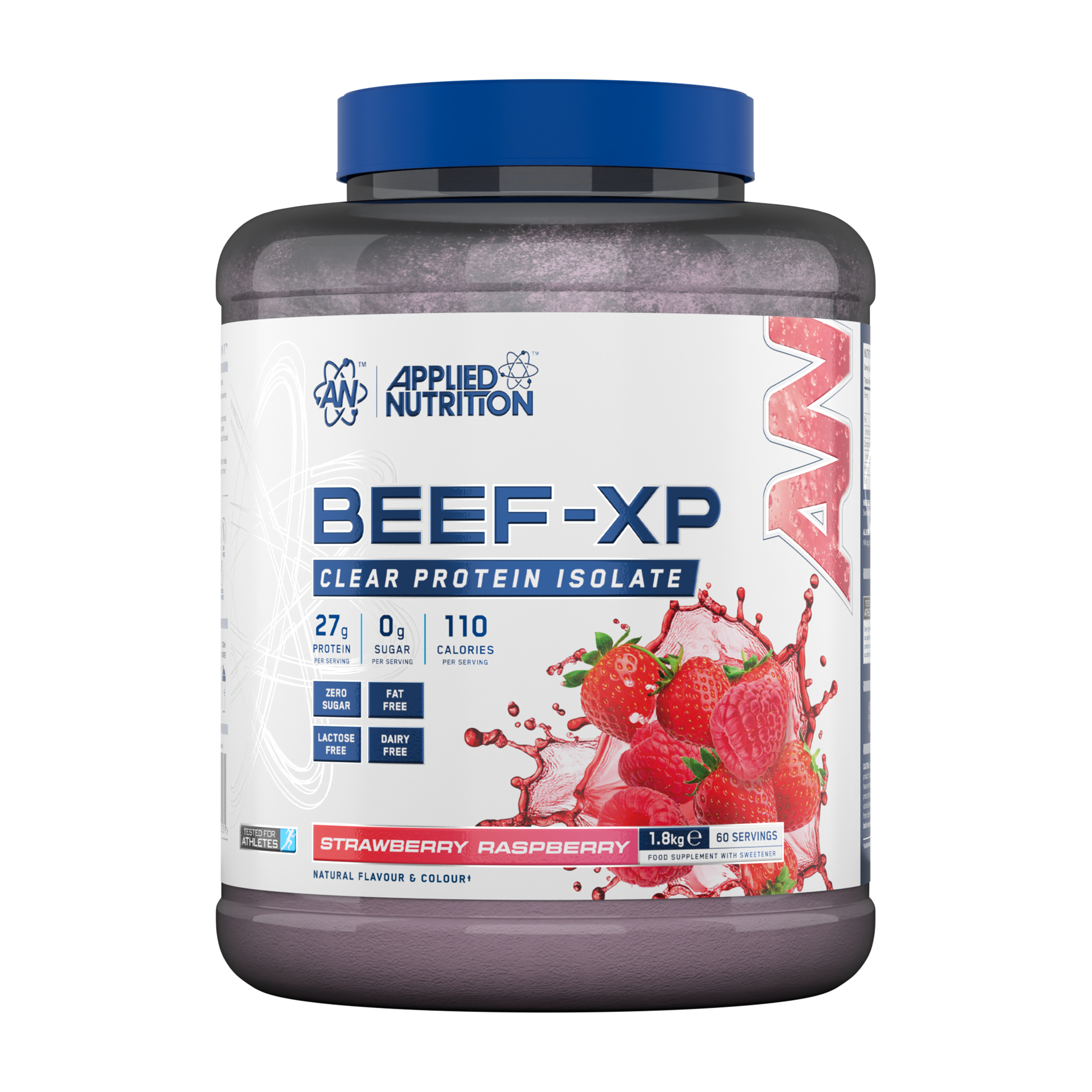 Applied Nutrition Beef-XP Clear Protein Isolate 1.8kg Strawberry and Raspberry