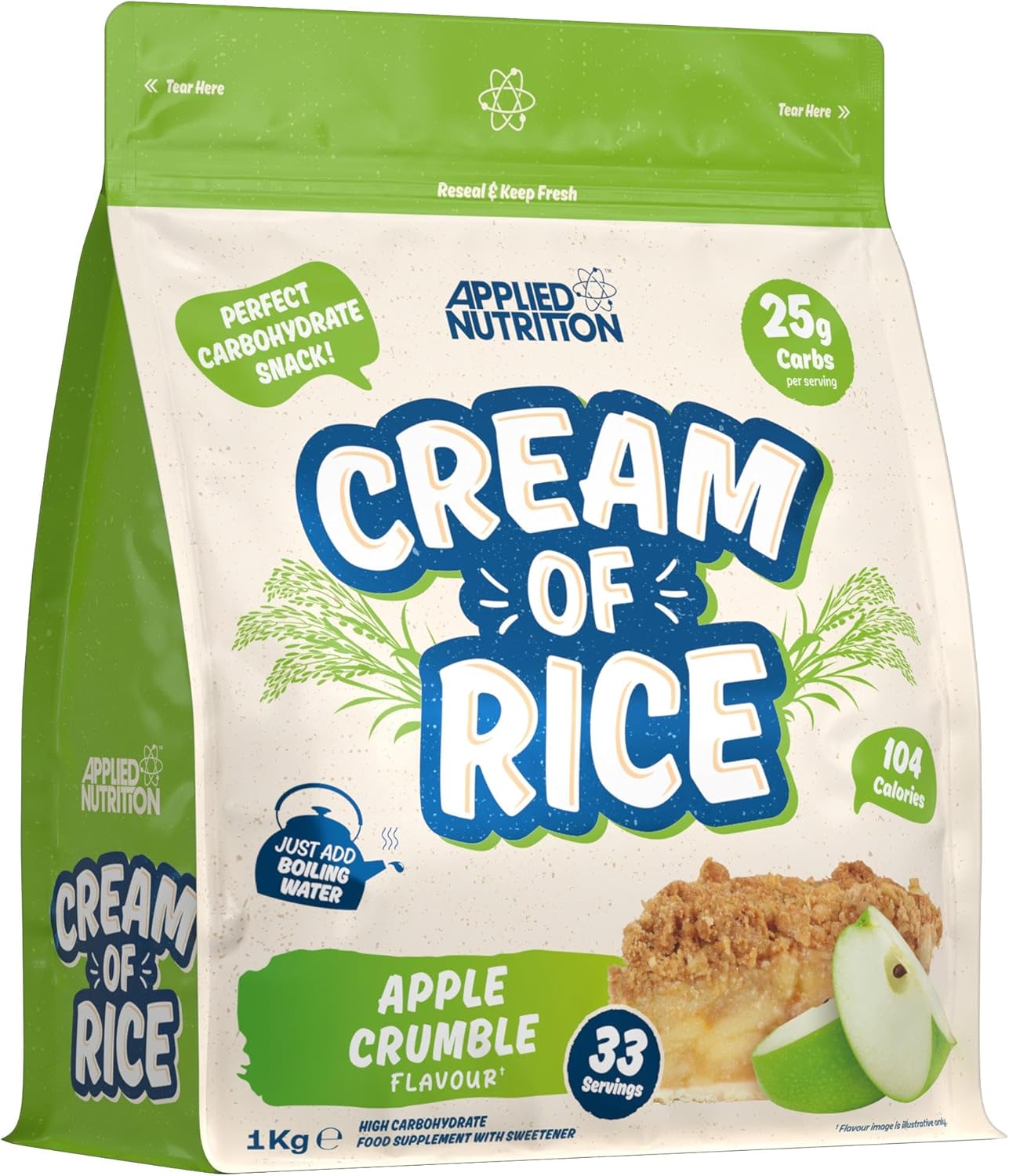 Applied Nutrition Cream of Rice Apple Crumble 1kg