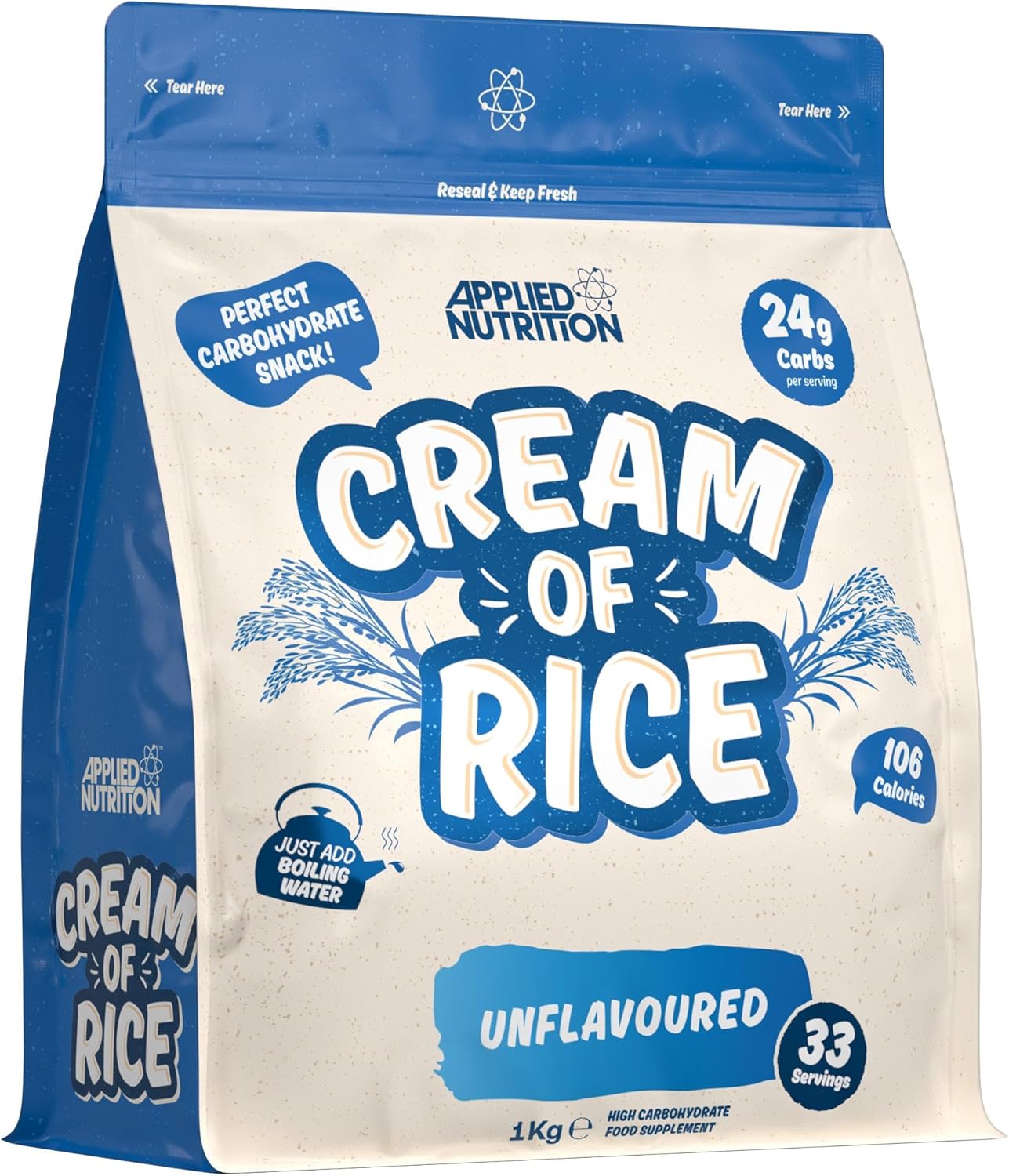 Applied Nutrition Cream of Rice Unflavoured 1kg