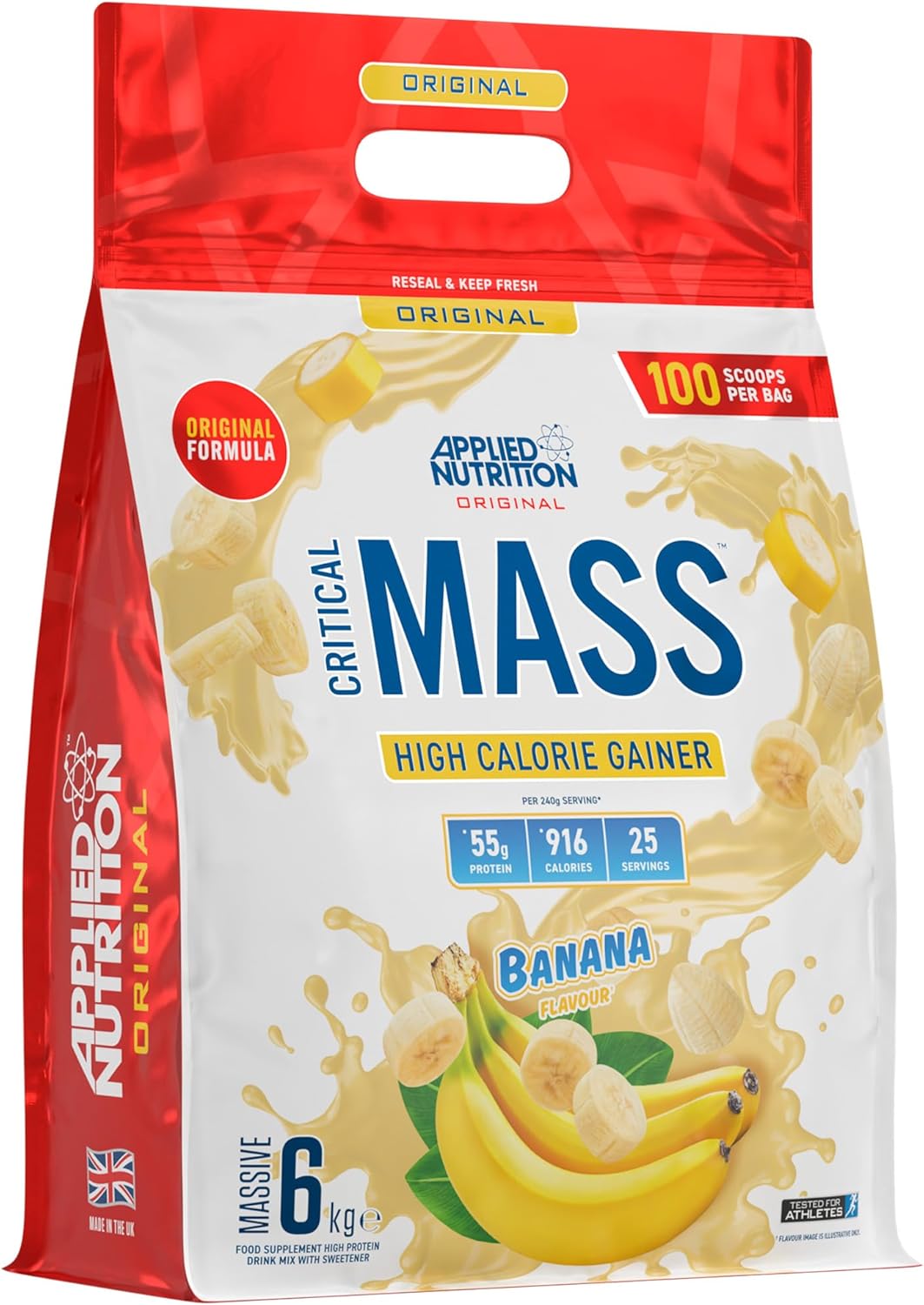 Applied Nutrition Critical Mass Original Banana 6kg