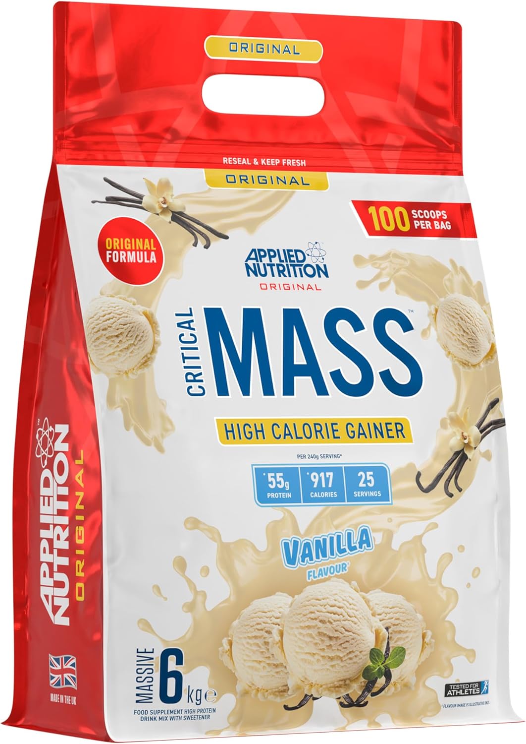 Applied Nutrition Critical Mass Original Vanilla 6kg