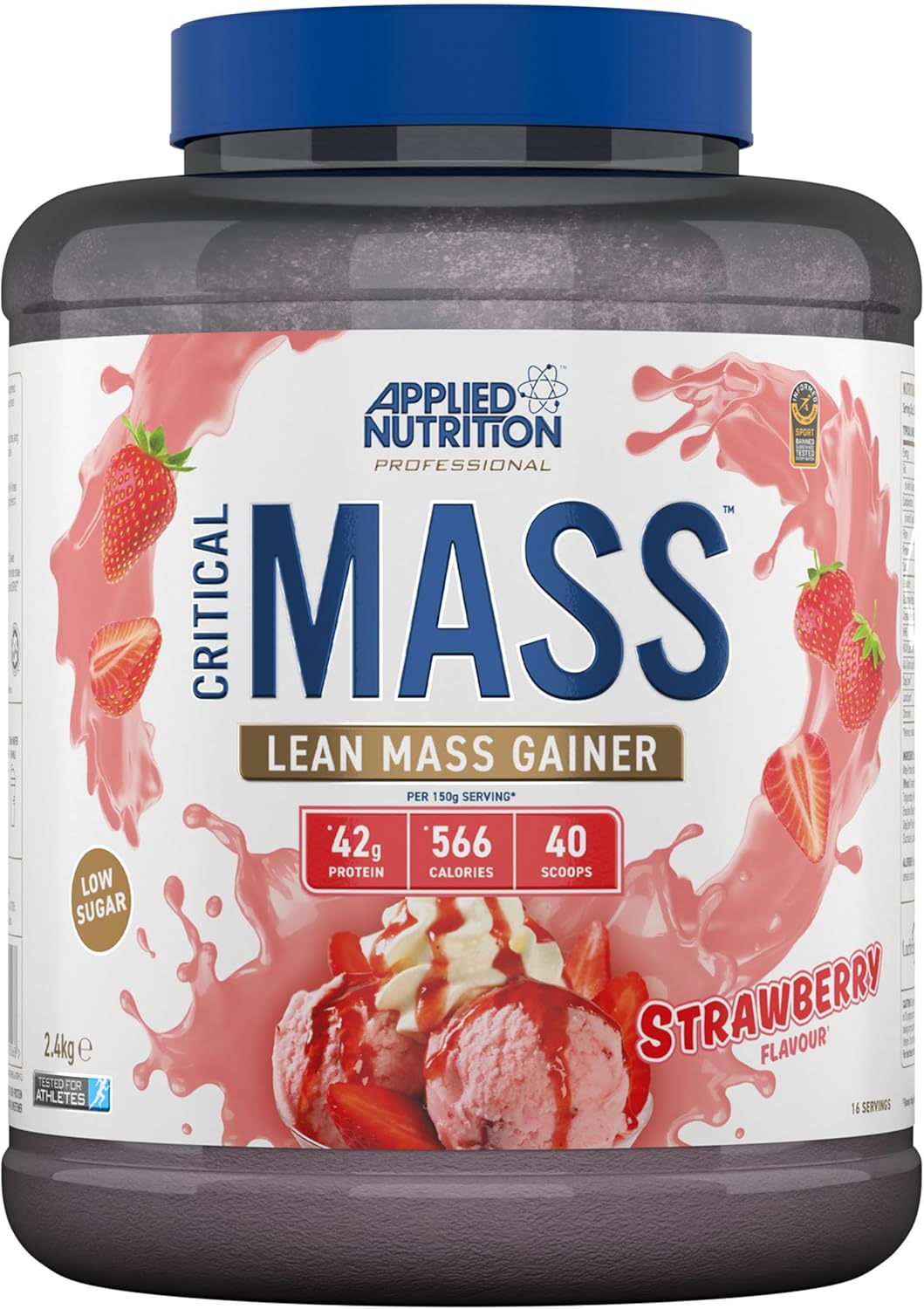 Applied Nutrition Critical Mass Professional Strawberry 2.4kg