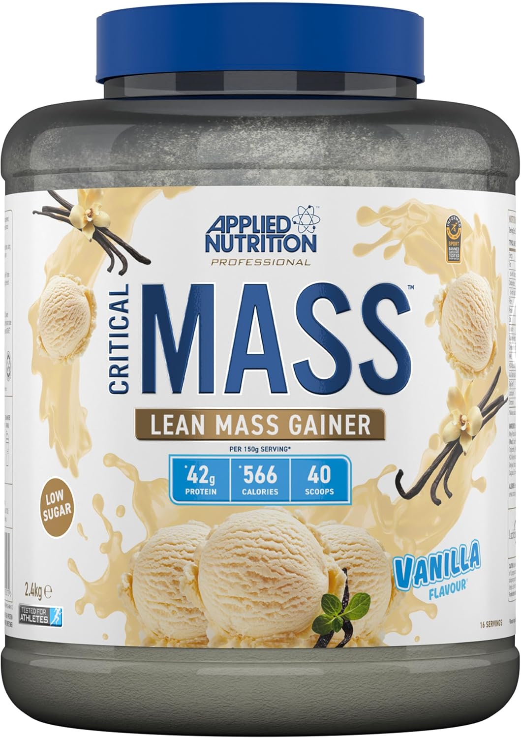 Applied Nutrition Critical Mass Professional Vanilla 2.4kg