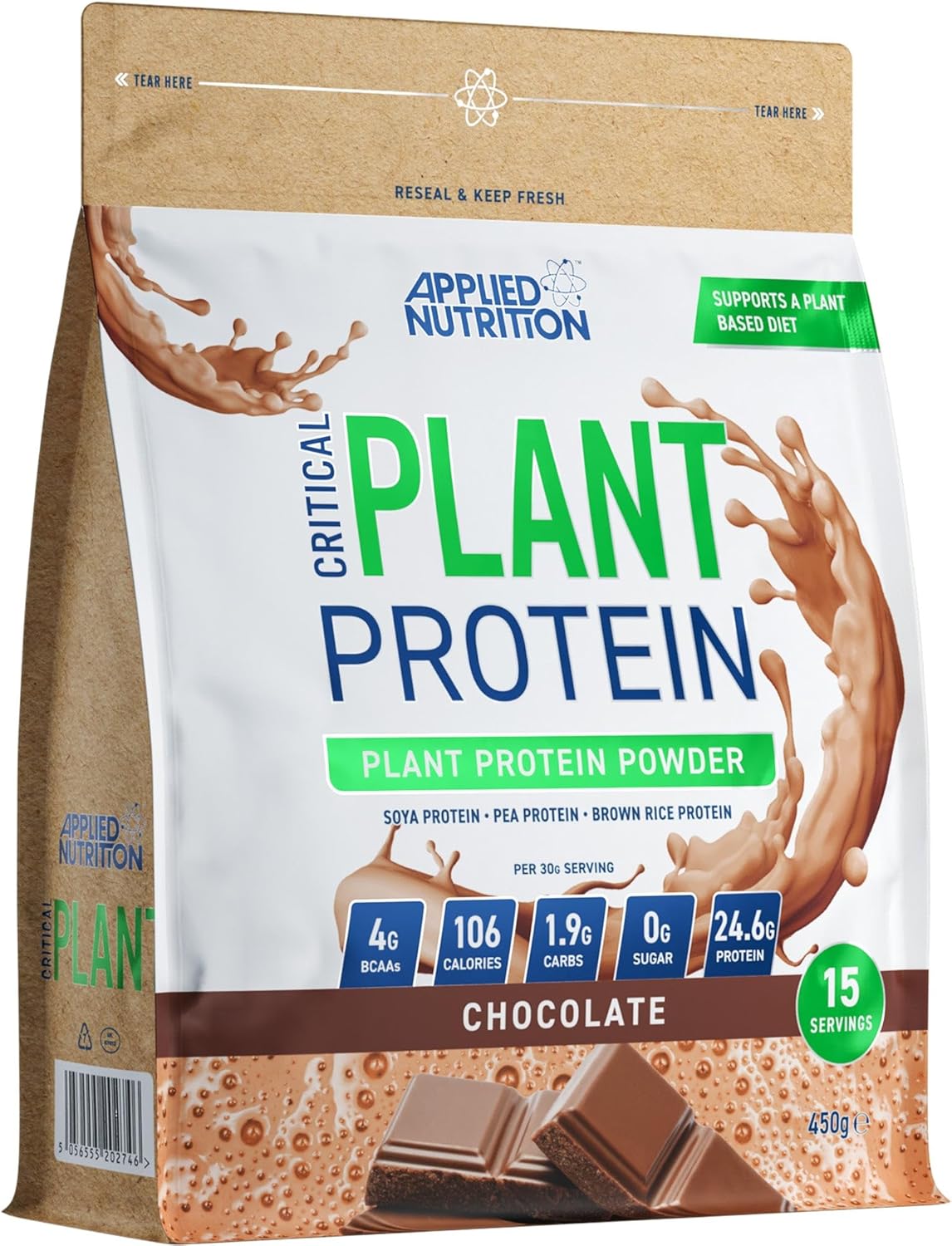 Applied Nutrition Critical Plant Protein Chocolate 450g