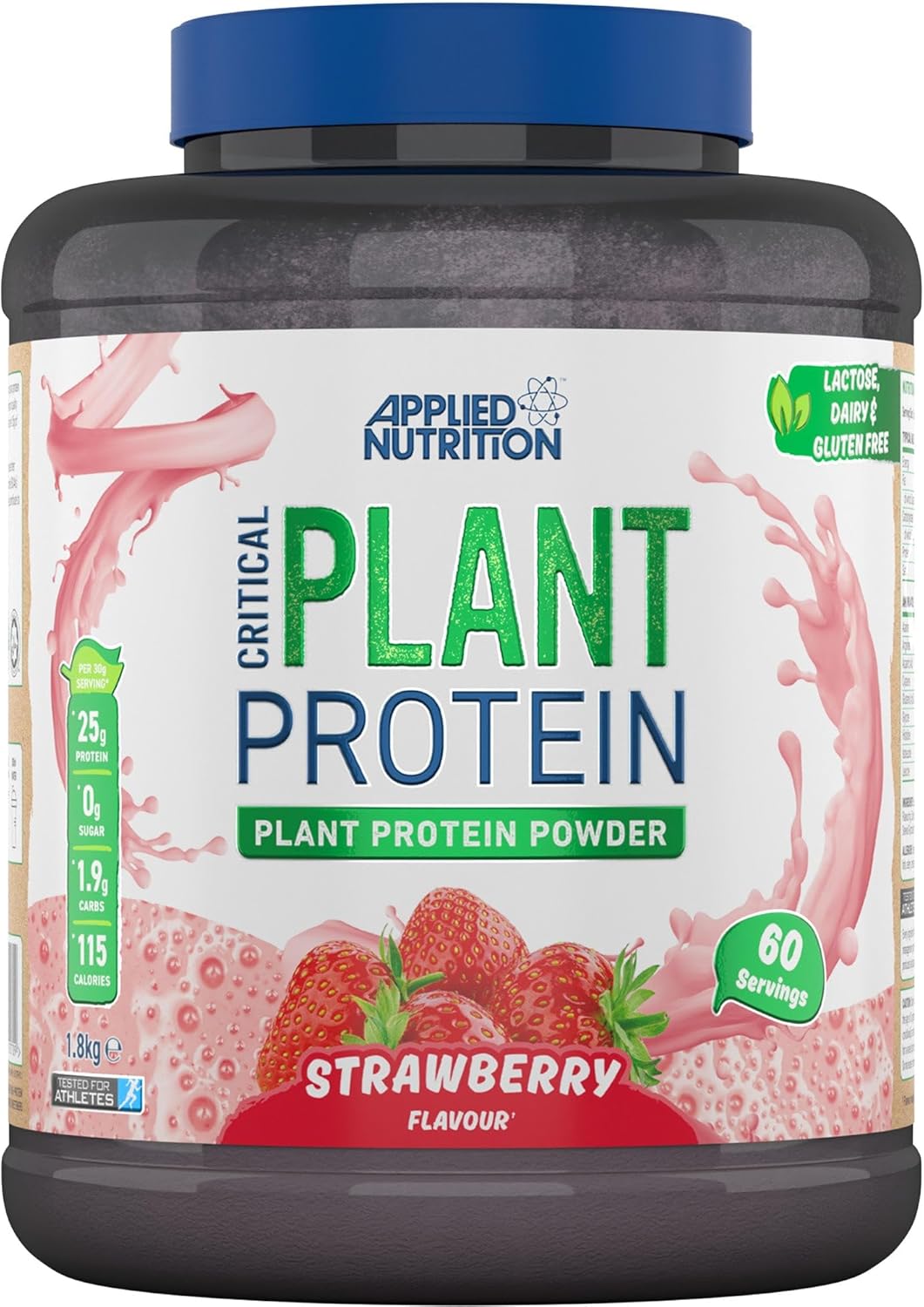 Applied Nutrition Critical Plant Protein Strawberry 1.8kg