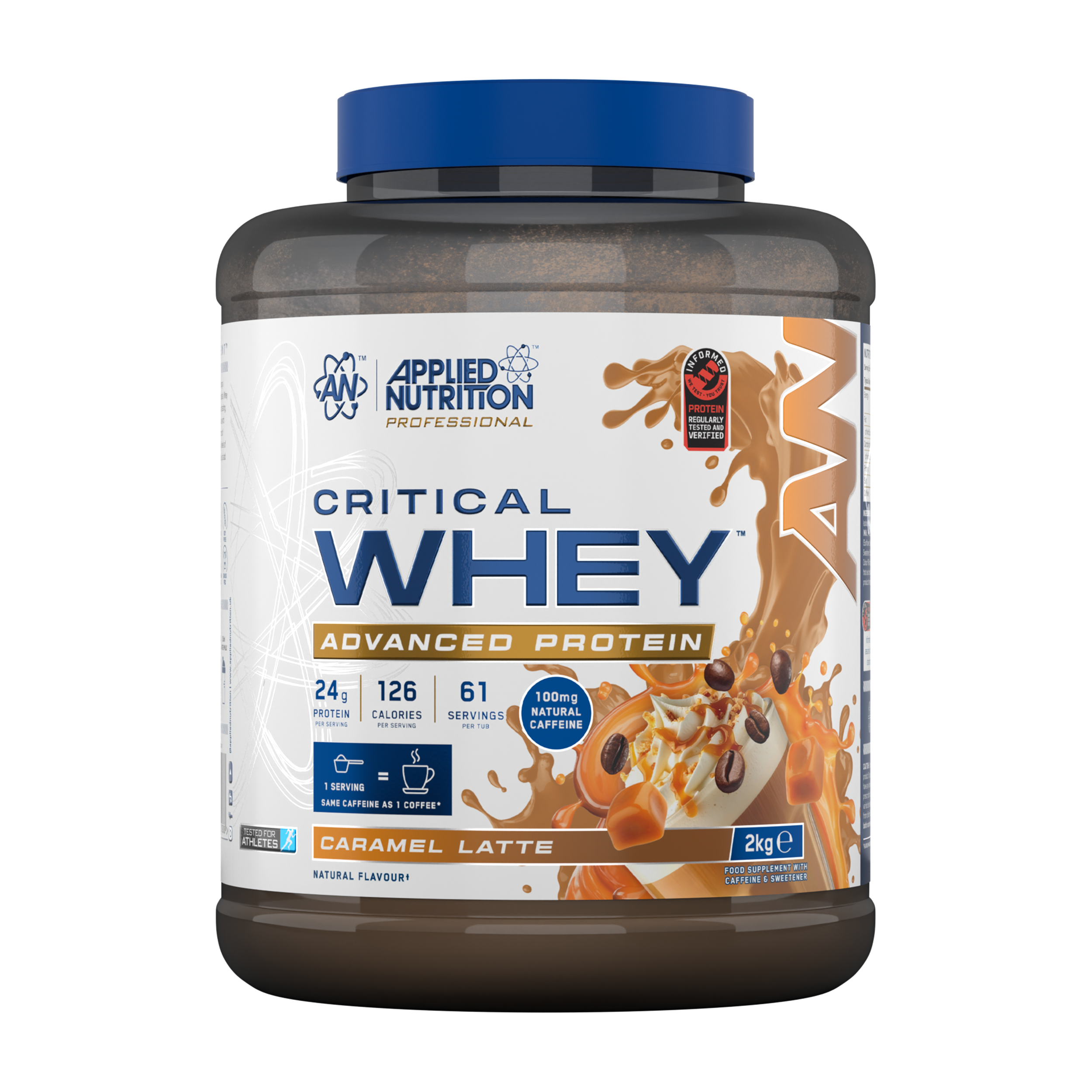 Applied Nutrition Critical Whey Protein Powder 2kg Caramel Latte