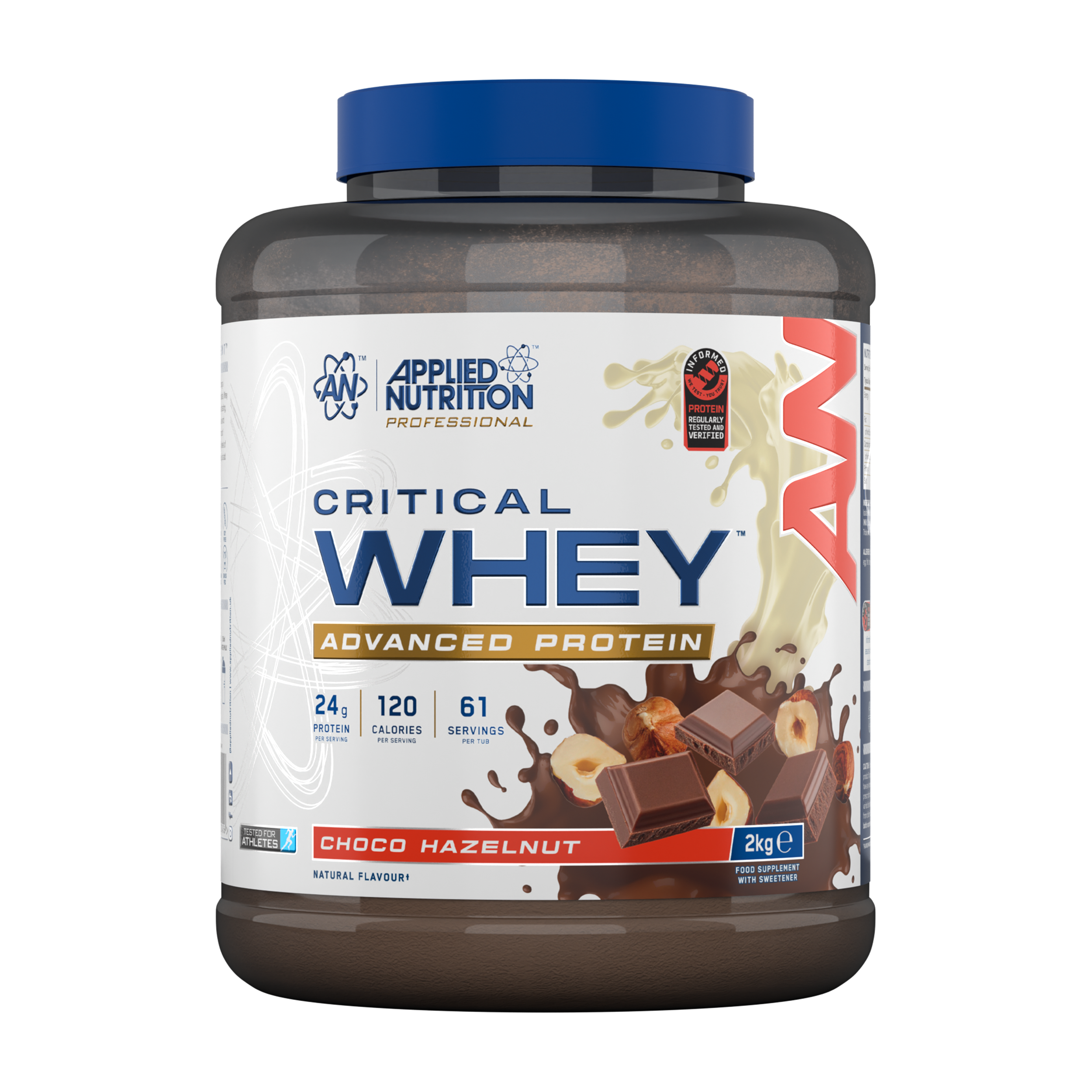 Applied Nutrition Critical Whey Protein Powder 2kg Choco Hazelnut
