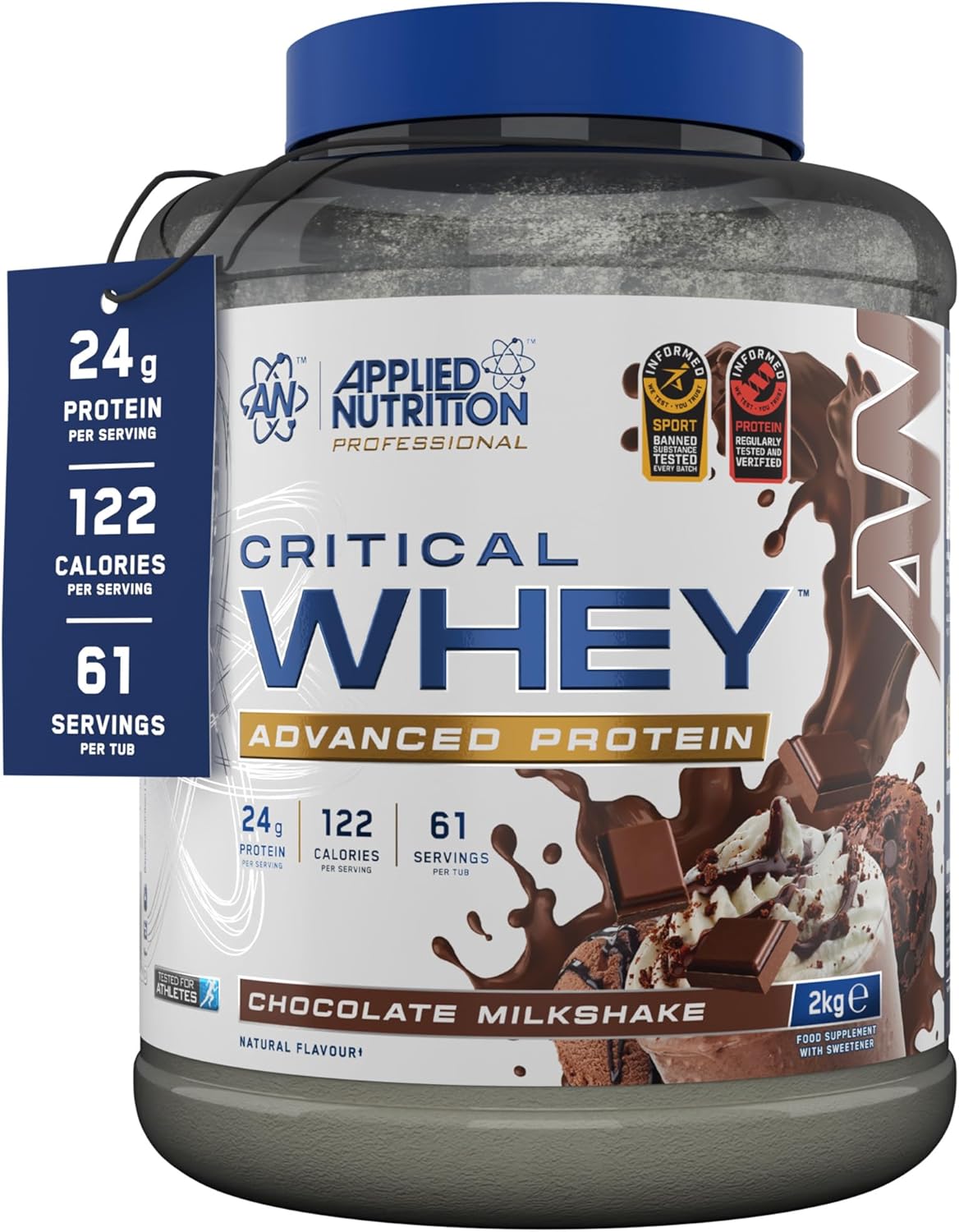 Applied Nutrition Critical Whey 2kg Chocolate Milkshake