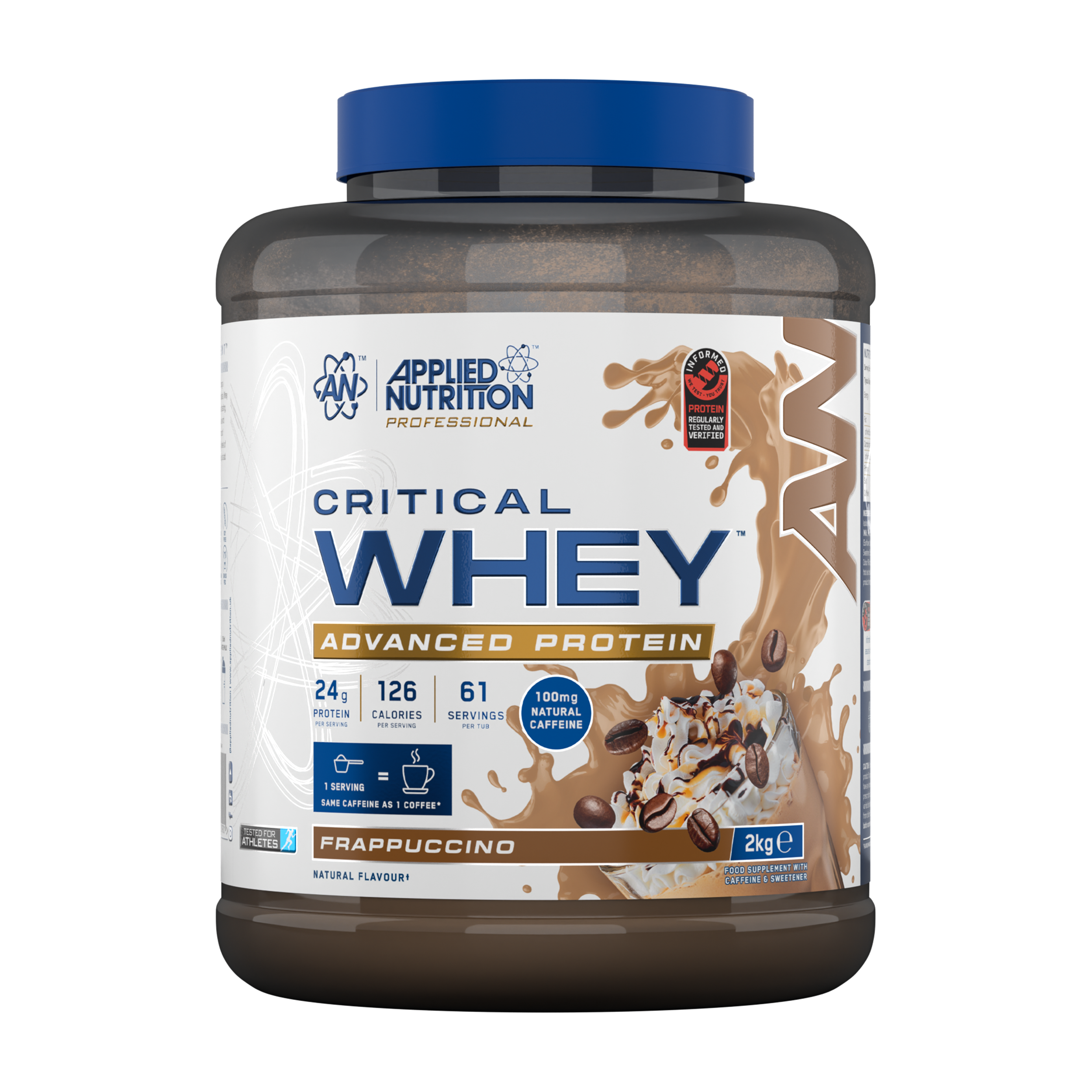 Applied Nutrition Critical Whey Protein Powder 2kg Frappuccino