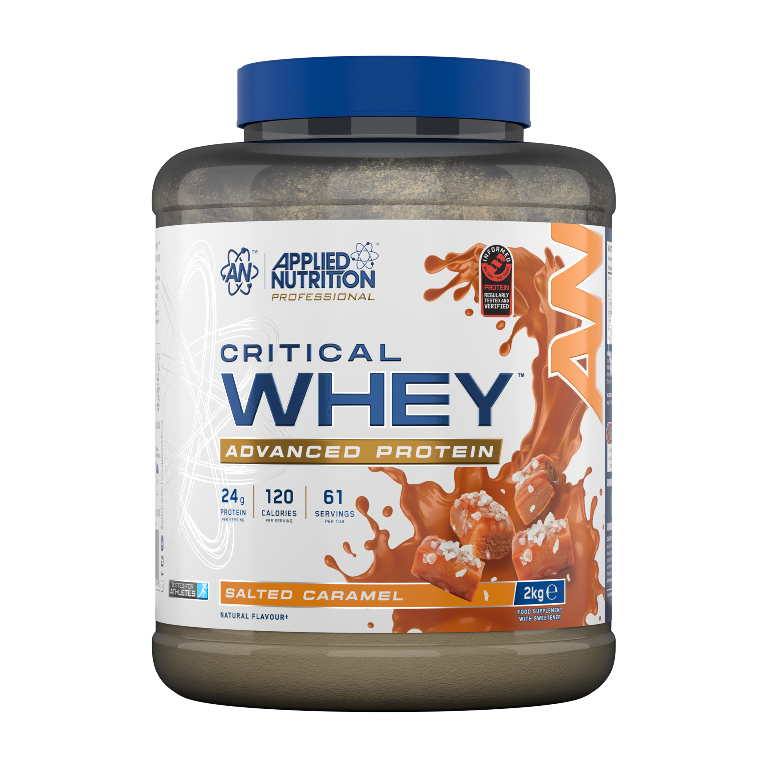 Applied Nutrition Critical Whey Protein Powder 2kg Salted Caramel