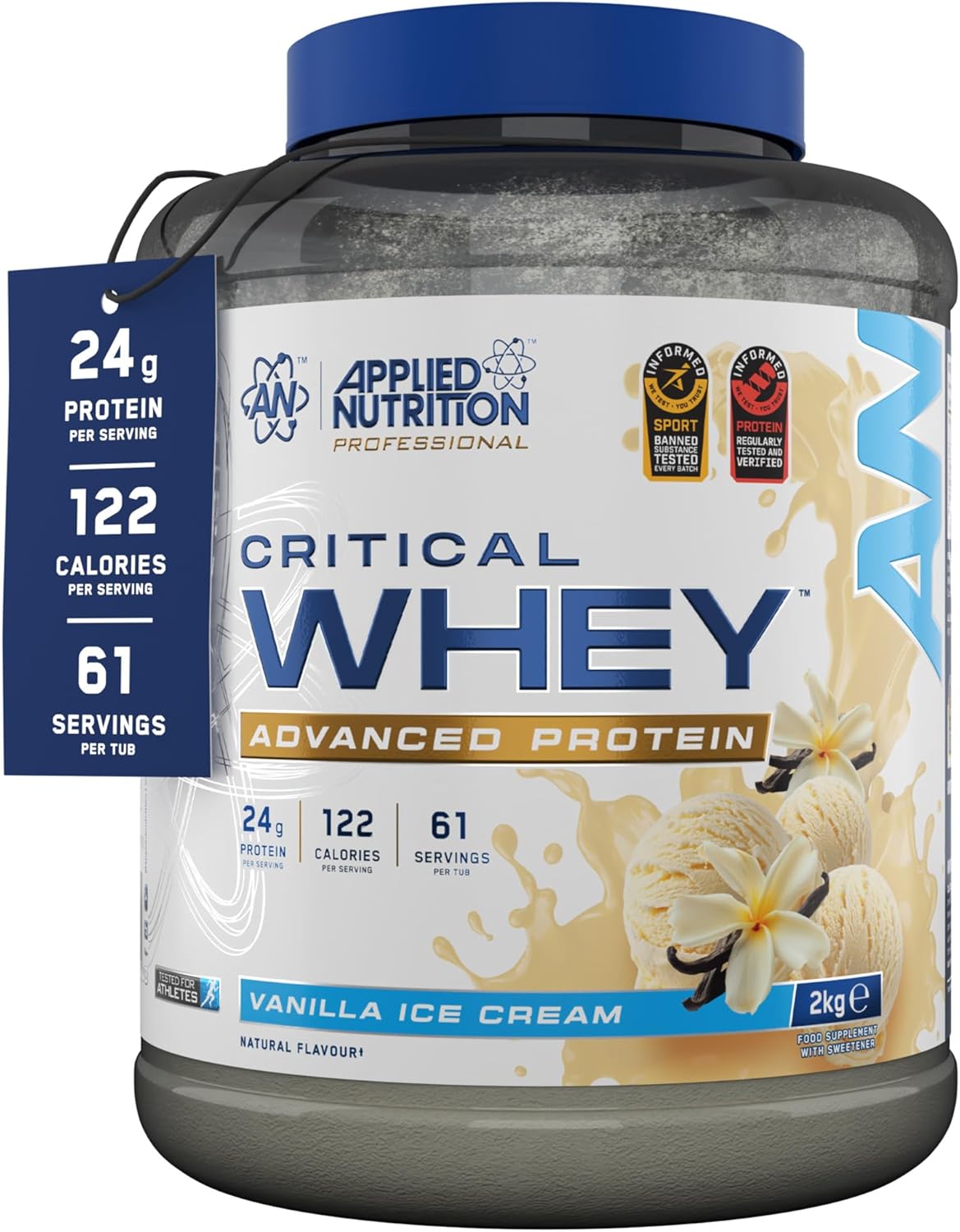 Applied Nutrition Critical Whey 2kg Vanilla Ice Cream