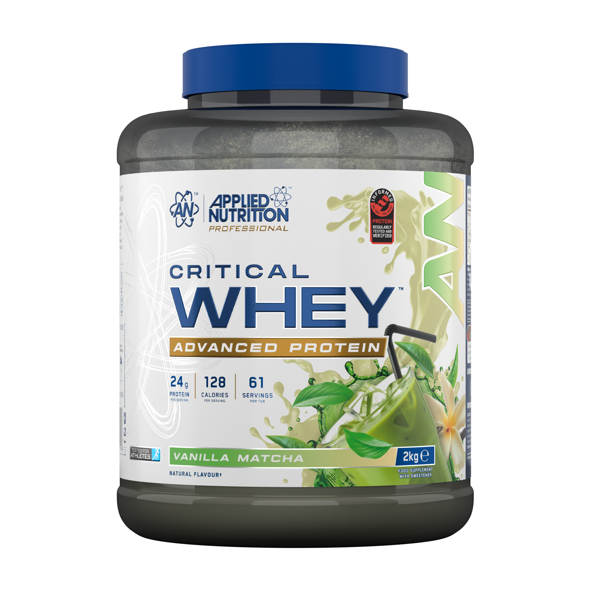 Applied Nutrition Critical Whey Protein Powder 2kg Vanilla Matcha