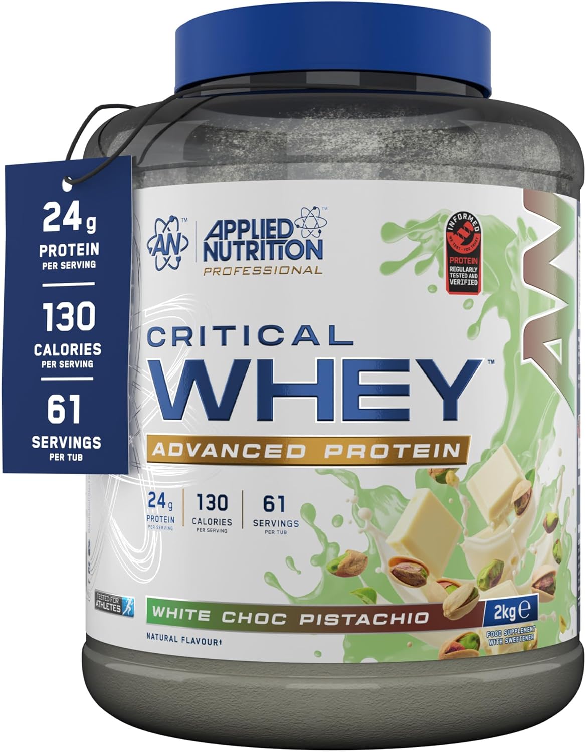 Applied Nutrition Critical Whey 2kg White Choc Pistachio