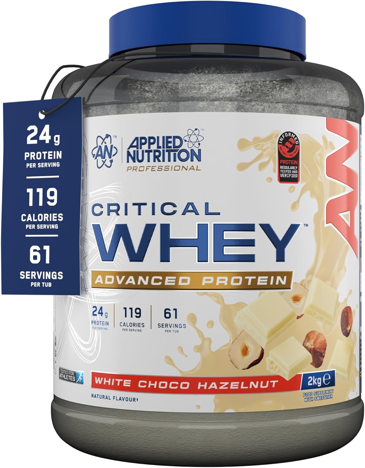 Applied Nutrition Critical Whey 2kg White Choco Hazelnut
