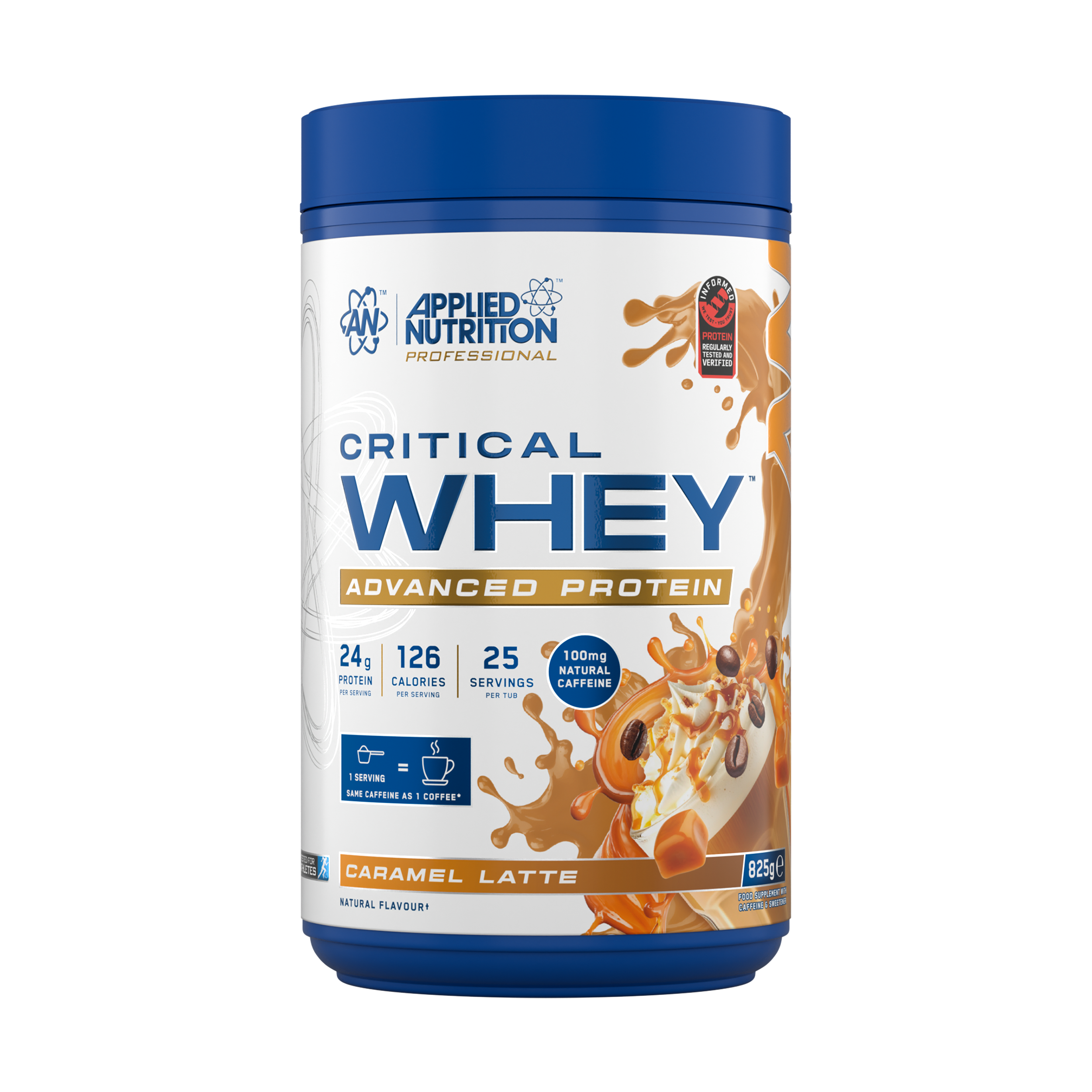 Applied Nutrition Critical Whey Protein Powder 825g Caramel Latte