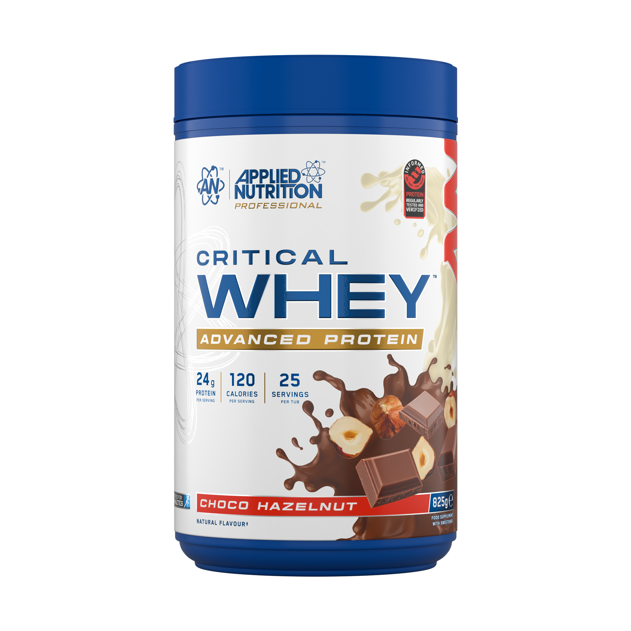 Applied Nutrition Critical Whey Protein Powder 825g Choco Hazelnut