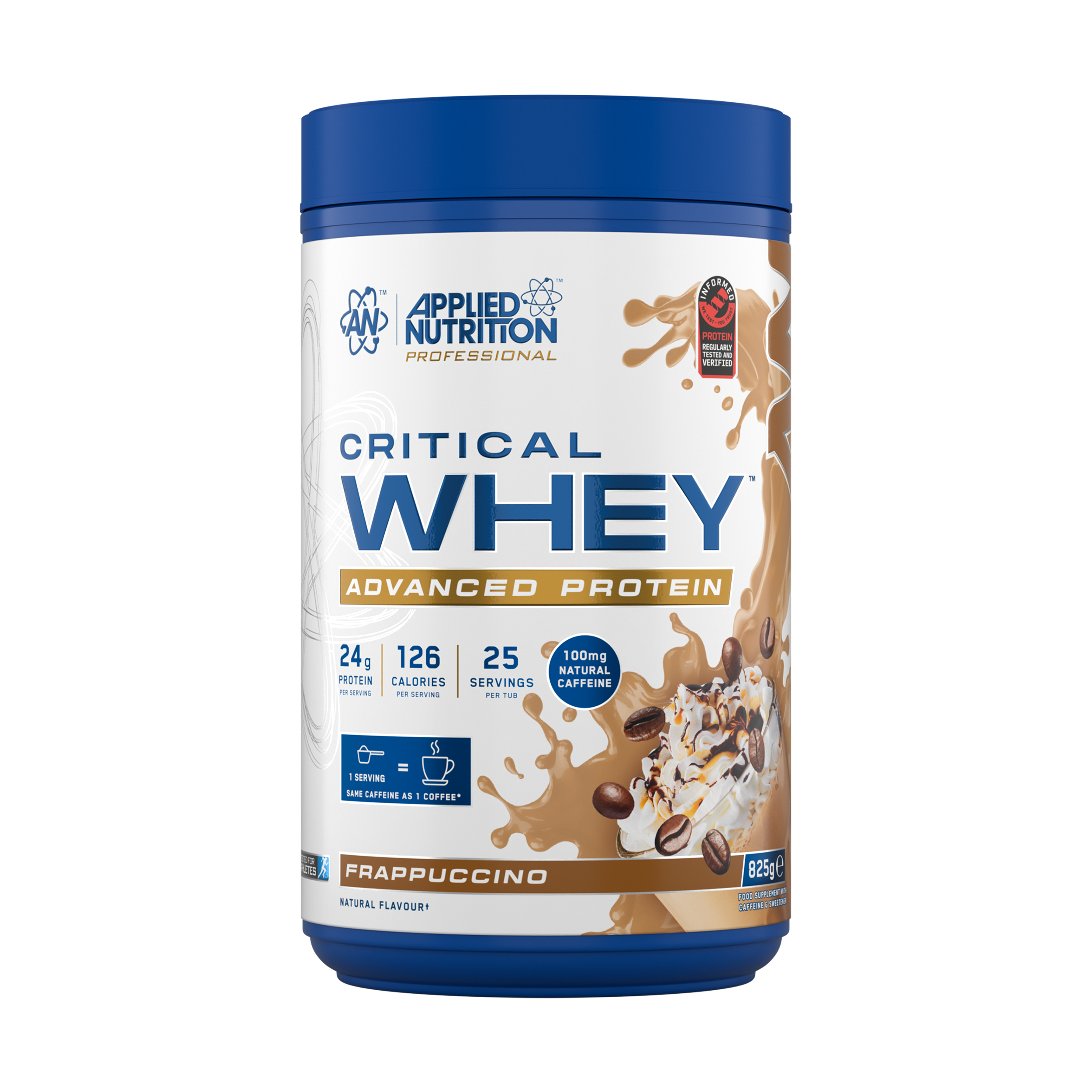 Applied Nutrition Critical Whey Protein Powder 825g Frappuccino