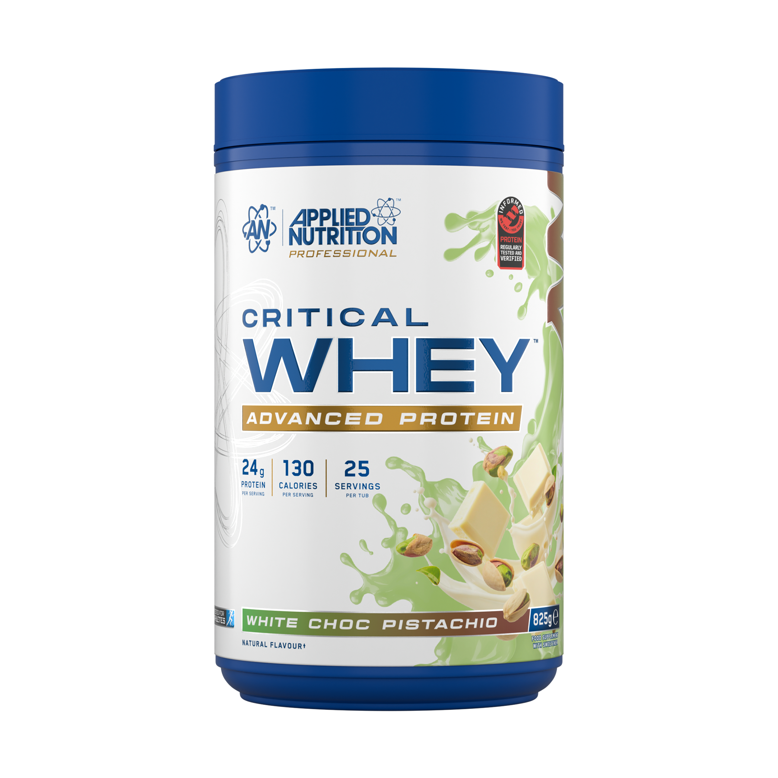 Applied Nutrition Critical Whey Protein Powder 825g White Chocolate Pistachio