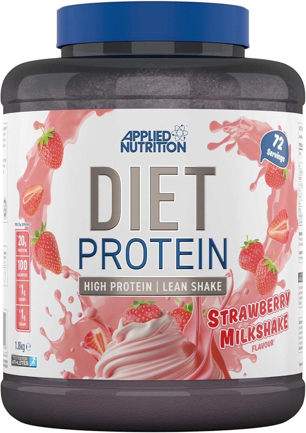 Applied Nutrition Diet Protein Strawberry Milkshake 1.8kg