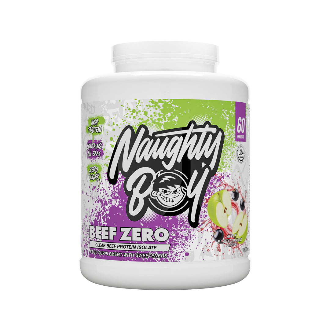 Naughty Boy Beef Zero Apple and Blackcurrant