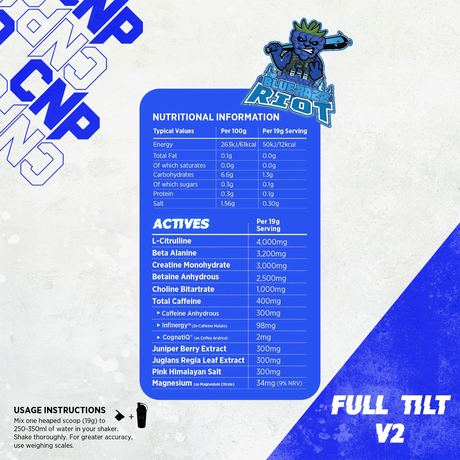 CNP Full Tilt v2 Pre Workout 570g (30 Servings)