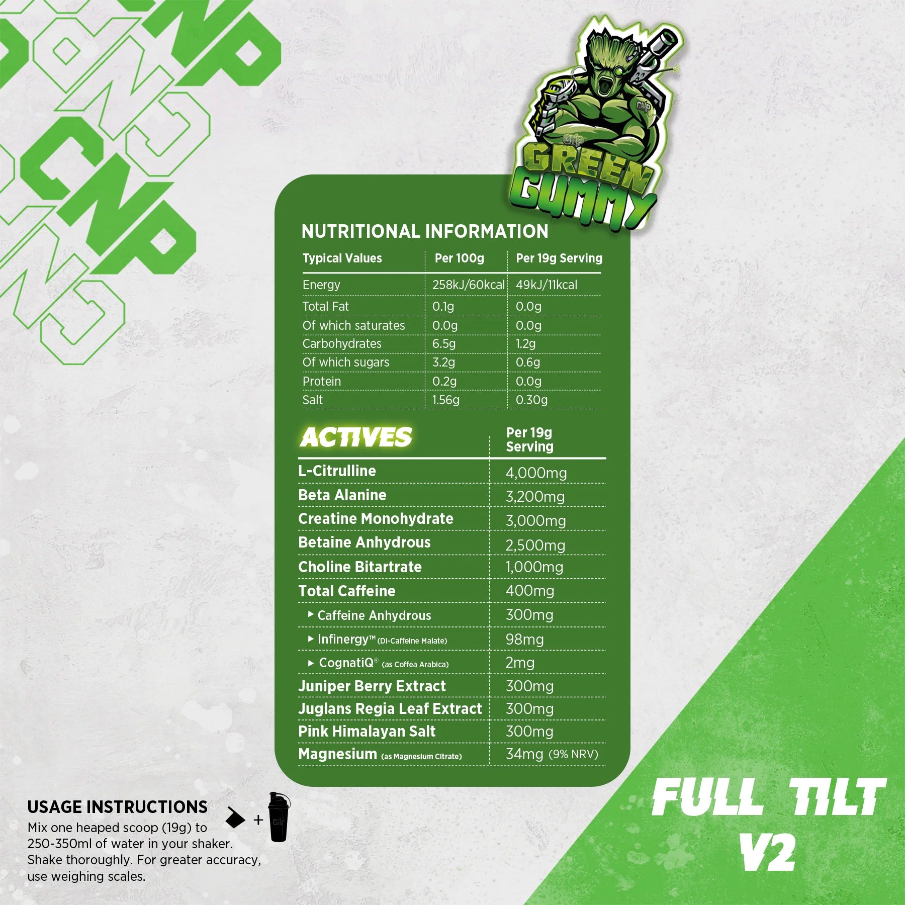 CNP Full Tilt v2 Pre Workout 570g (30 Servings)