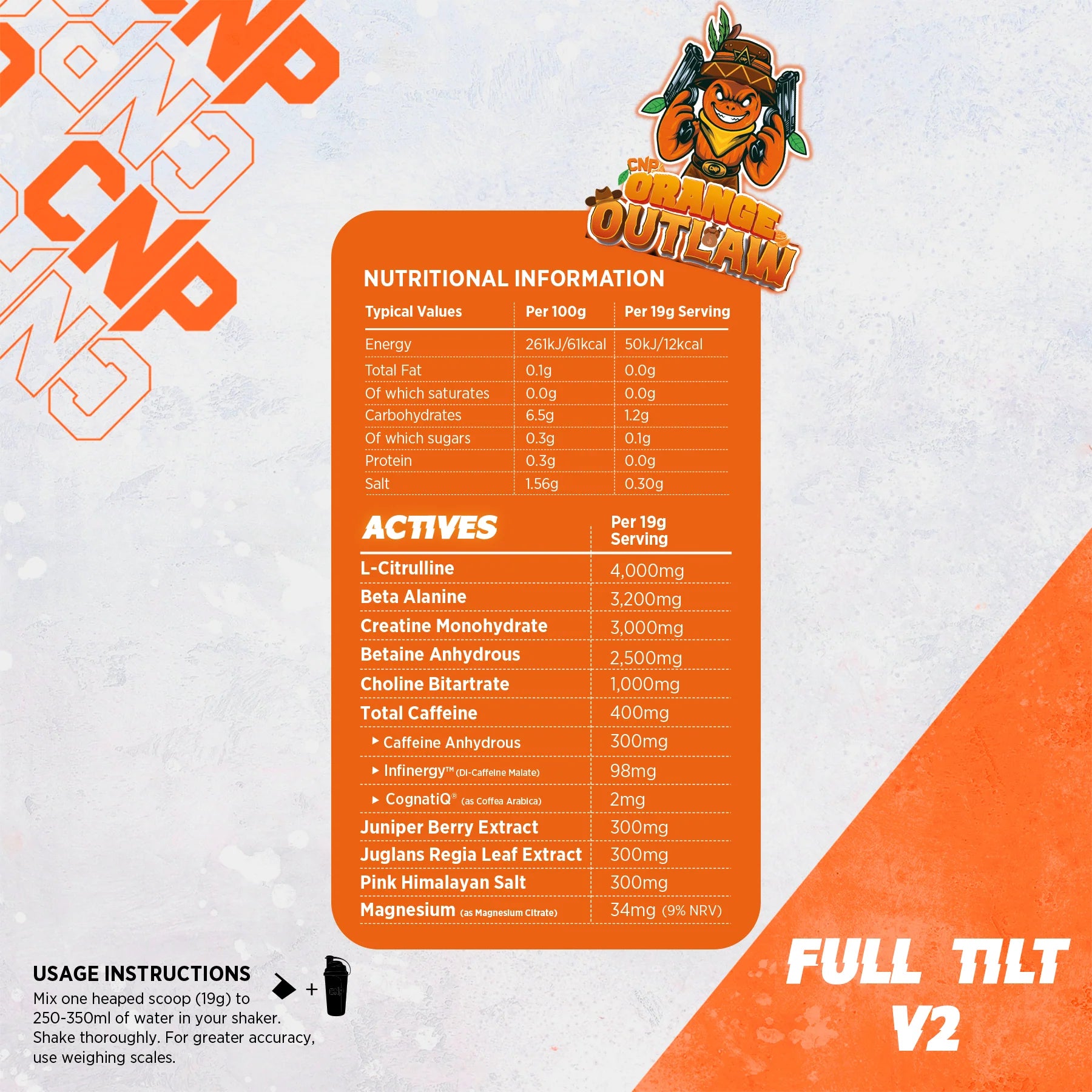 CNP Full Tilt v2 Pre Workout 570g (30 Servings)