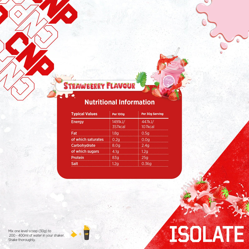 CNP Isolate - 100% Whey Protein Isolate Powder