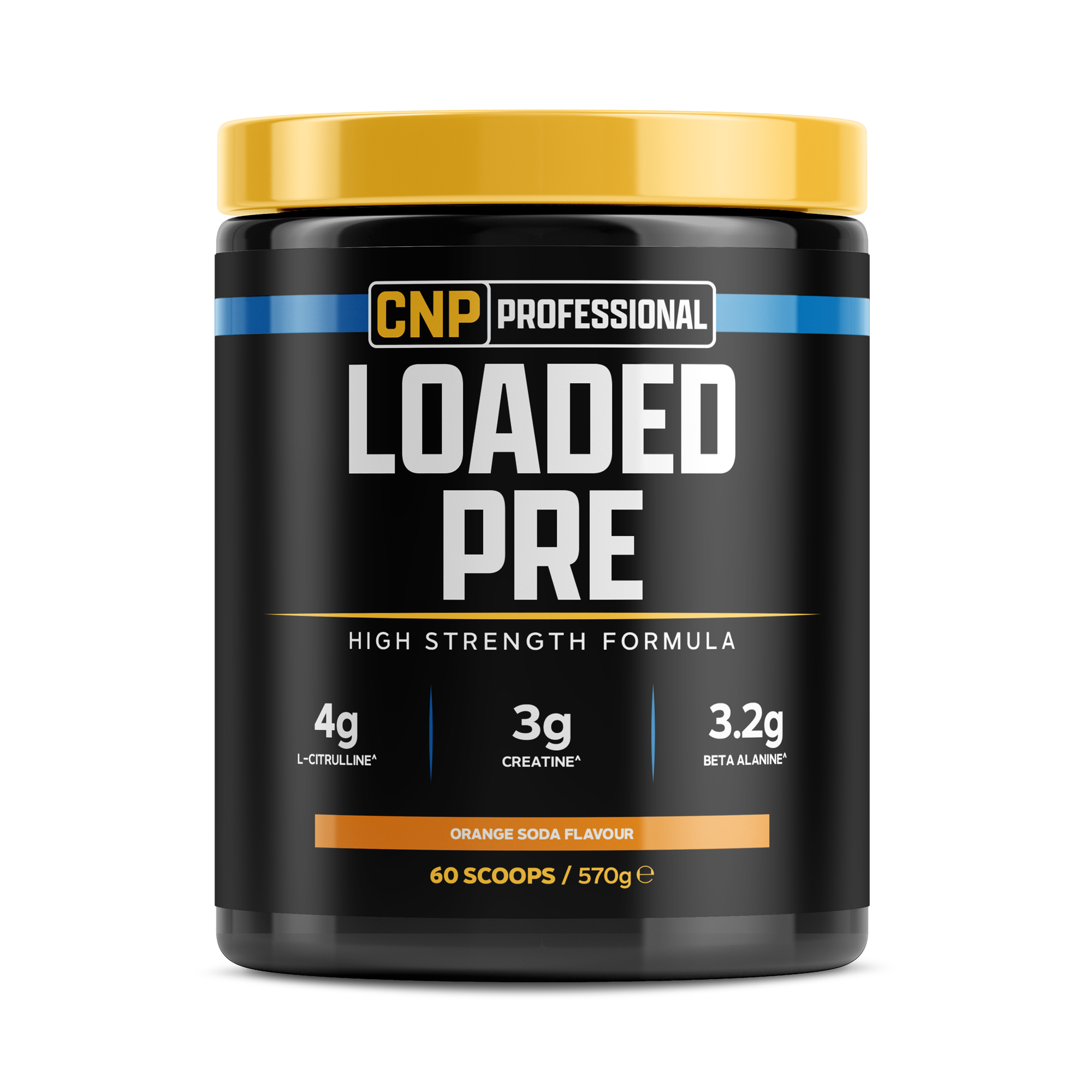 CNP Loaded Pre 570g Orange Soda