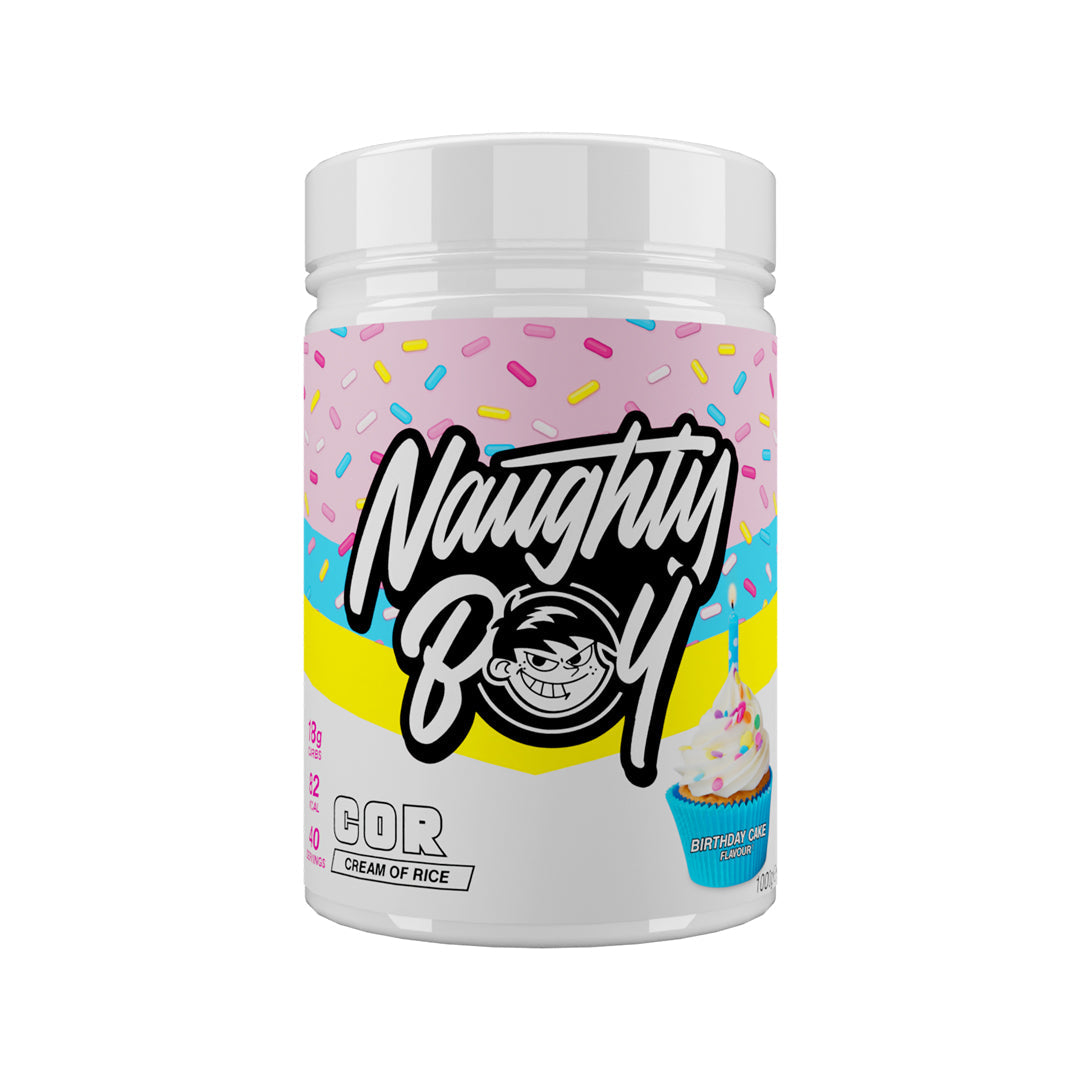 Naughty Boy Cream of Rice 1kg Birthday Cake